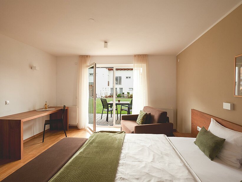 Type-A en-suite double room Type-A en-suite double room